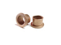 American Bronze, 5/8 x 3/4 x 5/8 Sleeve Bearing, Bronze Bushing Flange, Made in The USA
