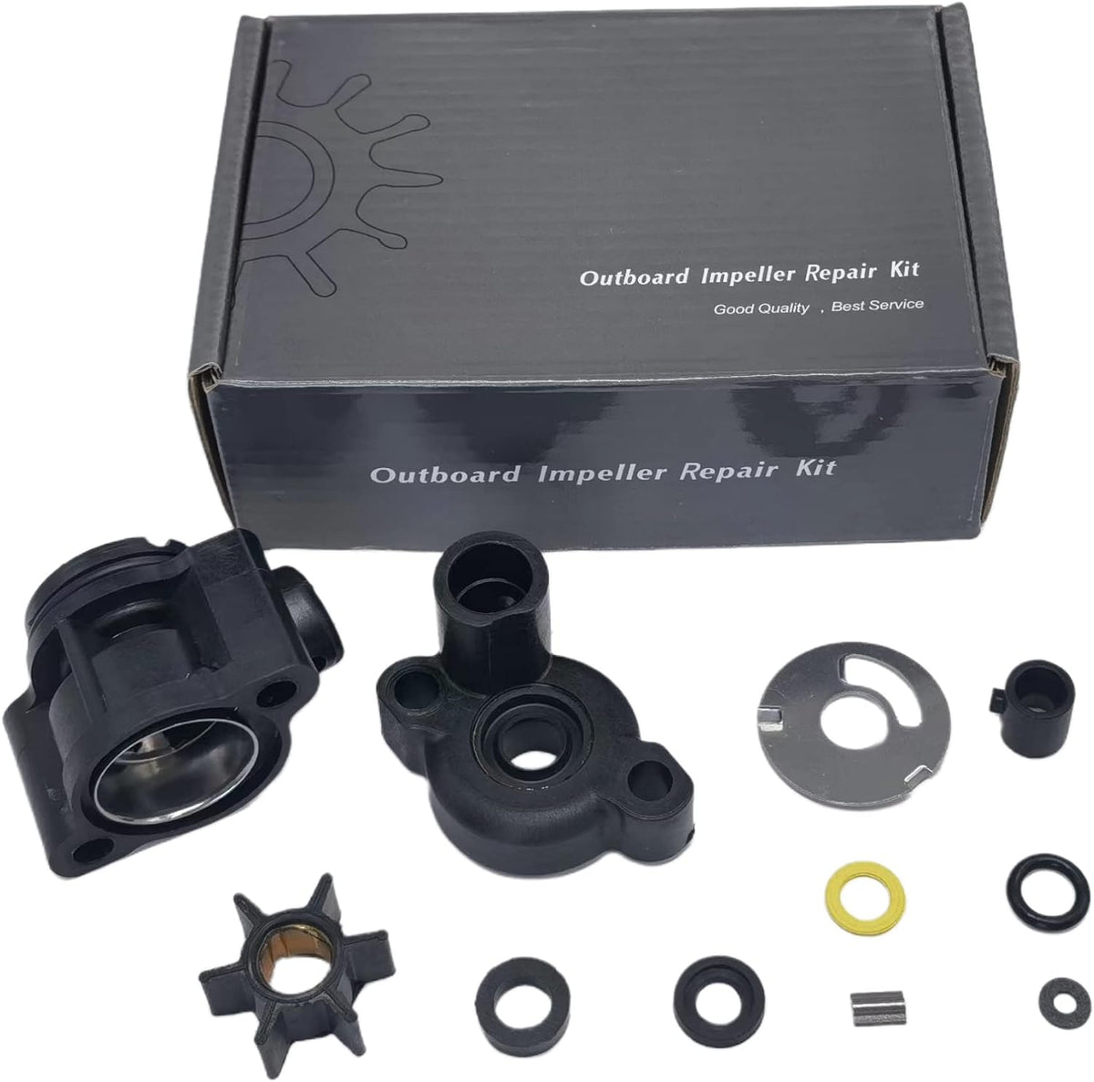 70941A3 Water Pump Impeller Kit for Mercury Outboard 4-9.8 HP