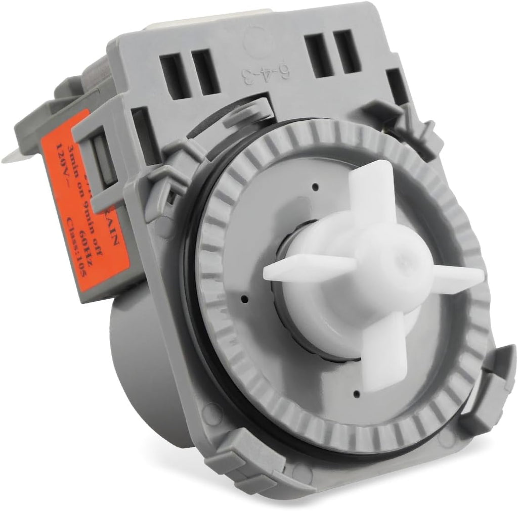 2718B Dishwasher Drain Pump 120V 60Hz Fit for GE Midea TEKA Magic Chef Dishwasher Magic Chef, Replaces WG04F10194 11001011000221