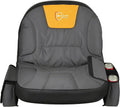 Lawn Mower Seat Cover, Padded Riding Mower Seat Cushion - Medium | 2 Side Drink Pouch, Waterproof Heavy Duty 600D
