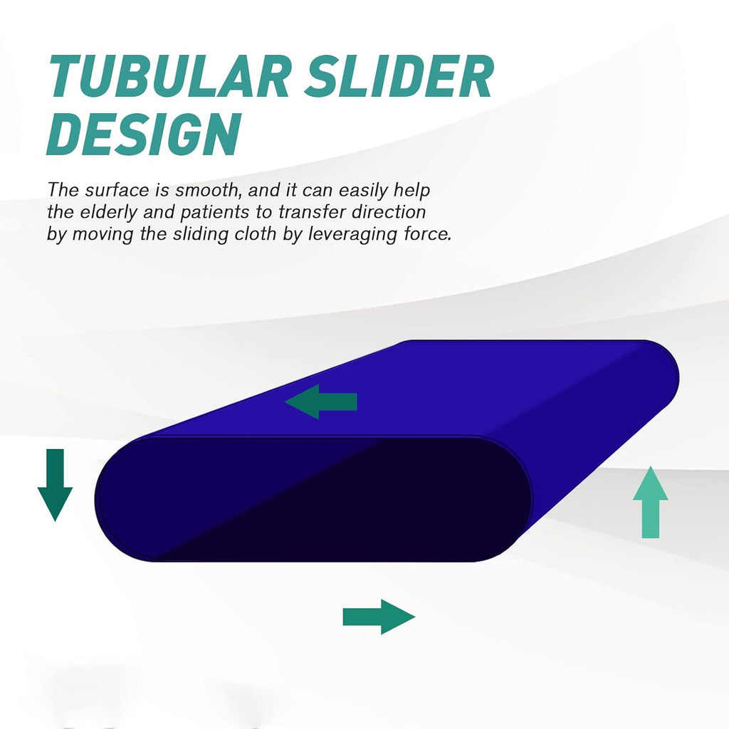 Tubular Slide Sheet for Patient Transfer, Sliding Draw Sheets to Assist Moving Elderly,Slides for Cars, Hospital Bed