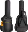 Acoustic Guitar Case Soft Padded Gig Bag Water-Resistant 41 in | 0.3 In Thick Soft Padded Guitar Backpack with Back