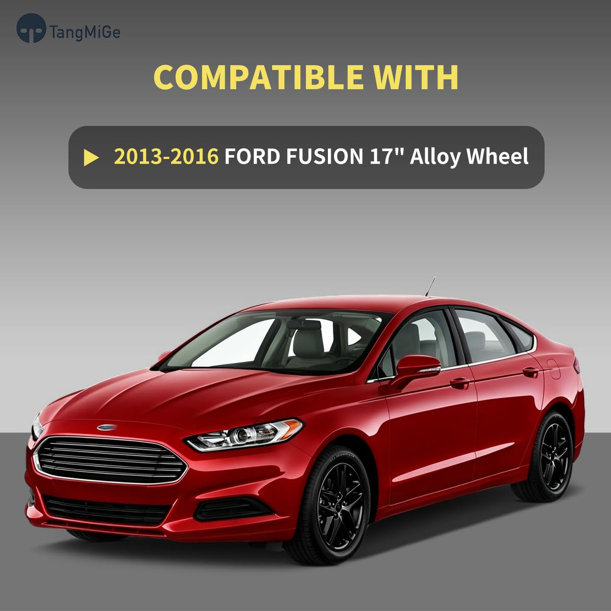 4 Pack 17 inch Wheel Skins Compatible with Ford Fusion 2013-2016