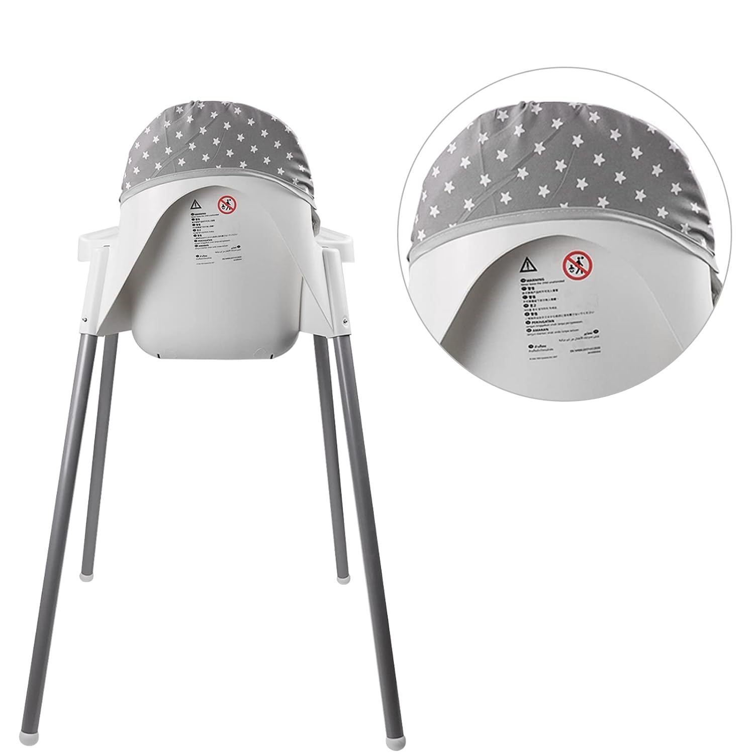 High Chair Cushion for IKEA Antilop Highchair, Baby High Chair Seat Cover Liner Mat Pad Cushion for IKEA Antilop High