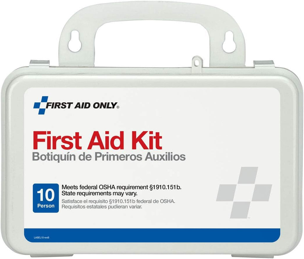 6060 All-Purpose 10-Person Emergency First Aid Kit for Business, Worksite, Home, and Car, 57 Pieces