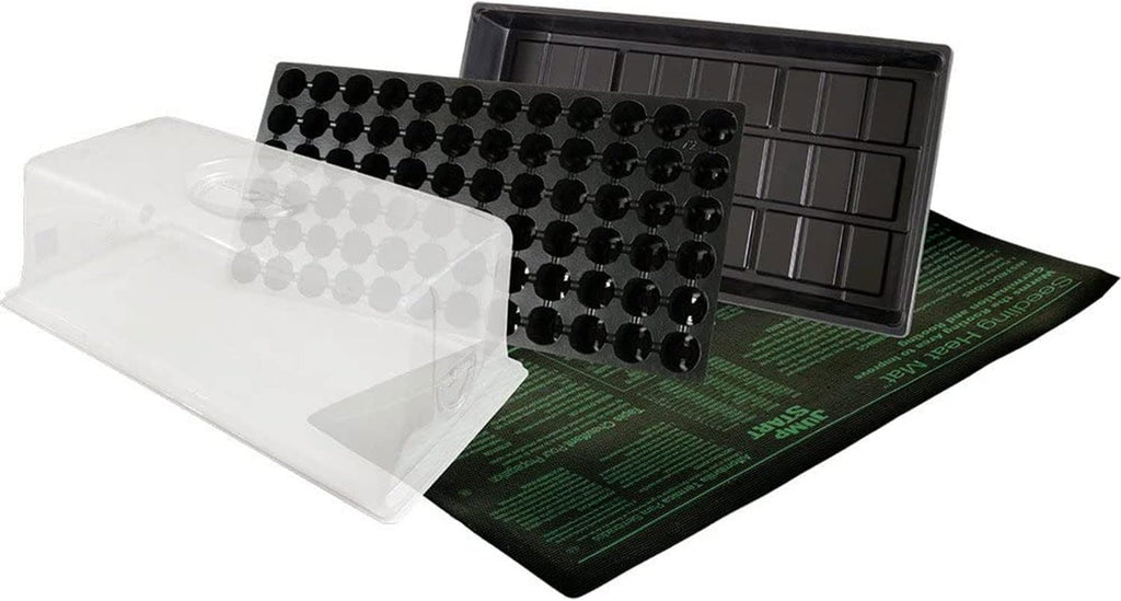 CK64060 120V 17W Germination Hot House with Heat Mat, Watertight Tray, Cell Insert and 7" Humidity Dome | Watertight