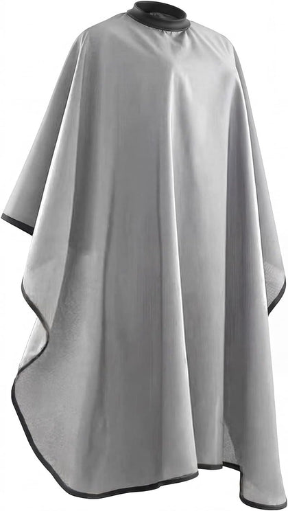 Professional Salon Barber Cape, Waterproof Polyester Hair Cutting Cape, Silicone Neckline, Snap Button Colla, Extra