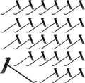 8 Inch Gridwall Hooks, Grid Panel Hanging Hooks for Retail, Home, and Workspace Organization, Displays, and Storage