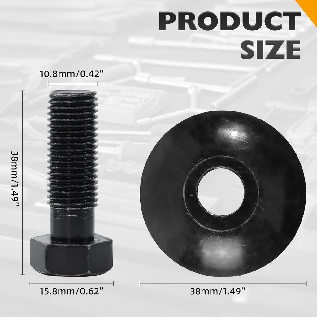Husqvarna Tractor Blade Bolt with Cupped Washer,4 Pack | For AVP Craftsman Lawn Mower Blade 532193003,1-1/4" X