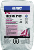 WW Henry Company 12263 10.5 - 13 pH 2.7 - 3.2 Specific Gravity Flexible Thinset Mortar Bag, 25 lb