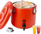 Insulated Beverage Dispenser 5 Gallon,Hot and Cold Drink Dispenser