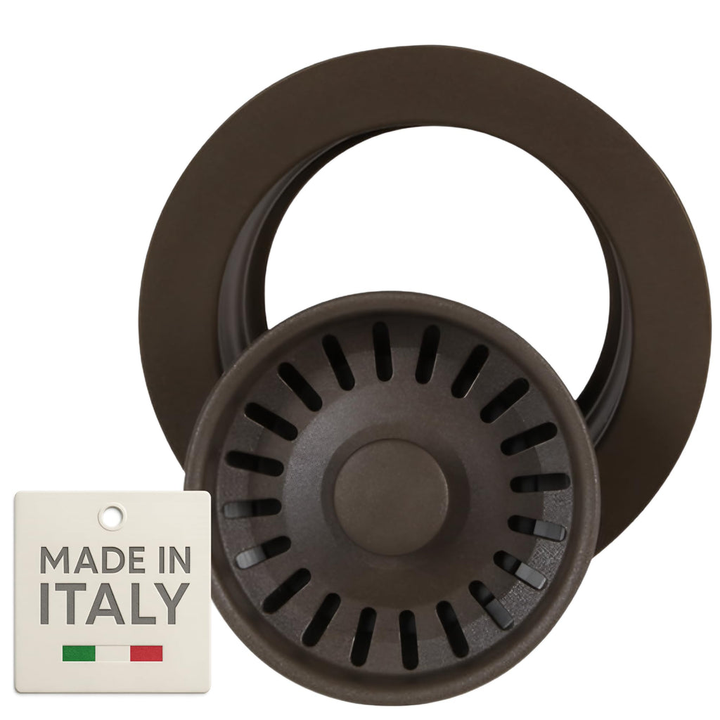 Nantucket Sinks Matte Brown Decorative Trim Ring for Disposal Flange