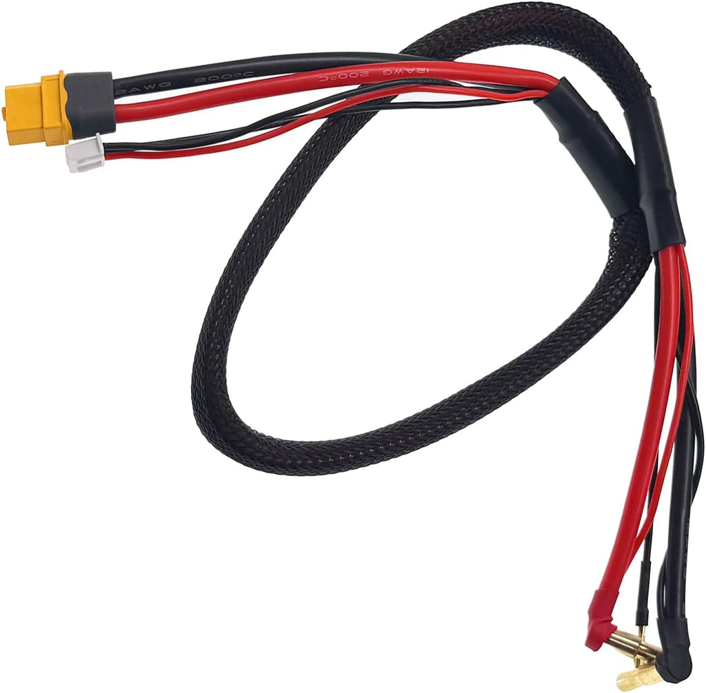 RC 2S XT60 Lipo Battery Charging/Balance Cable Leads with 4mm/5mm Bullet Connector(600MM)