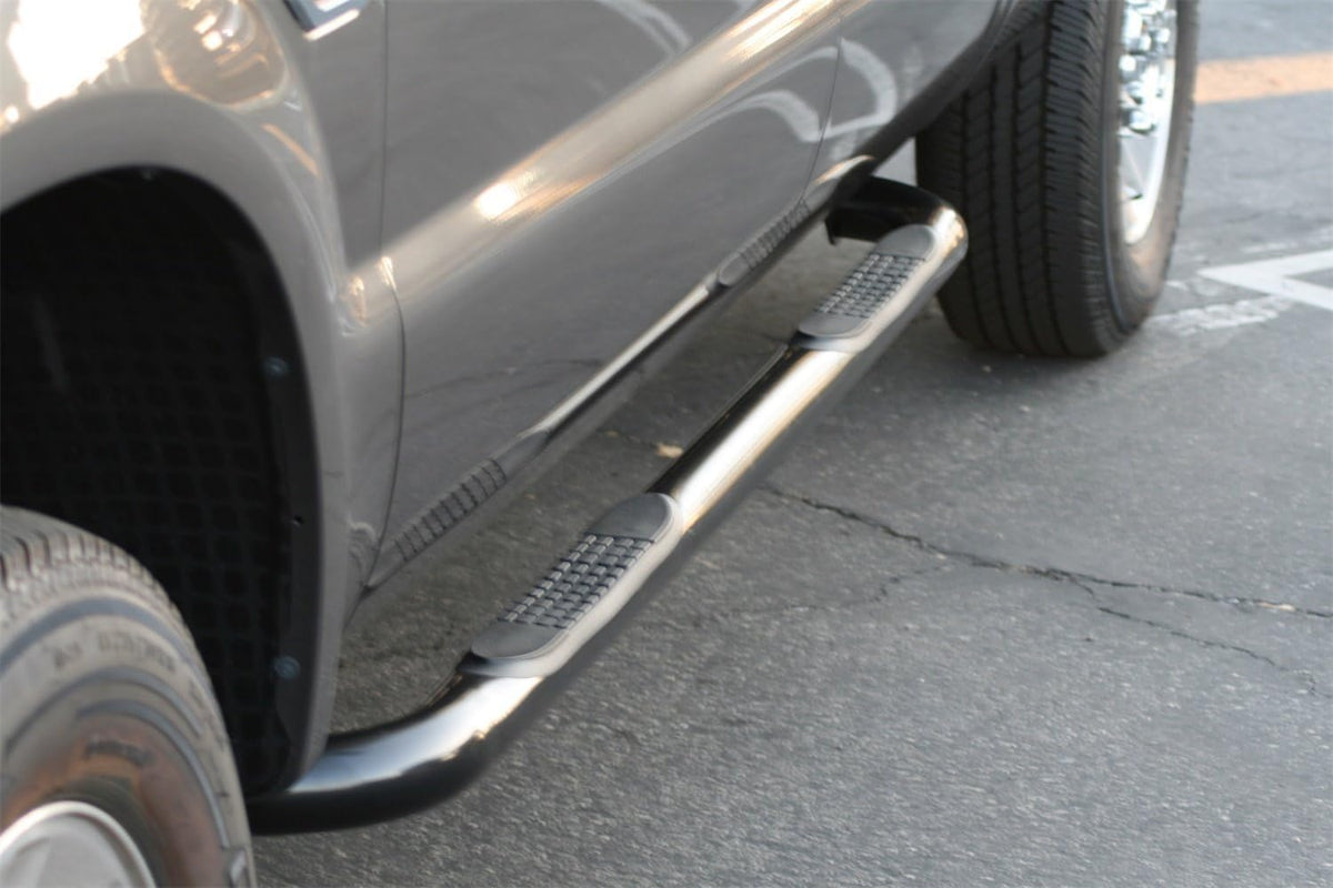 ARIES 203006 3-Inch Round Black Steel Nerf Bars, No-Drill, Fits Select Ford Excursion, F-250, F-350 Super Duty