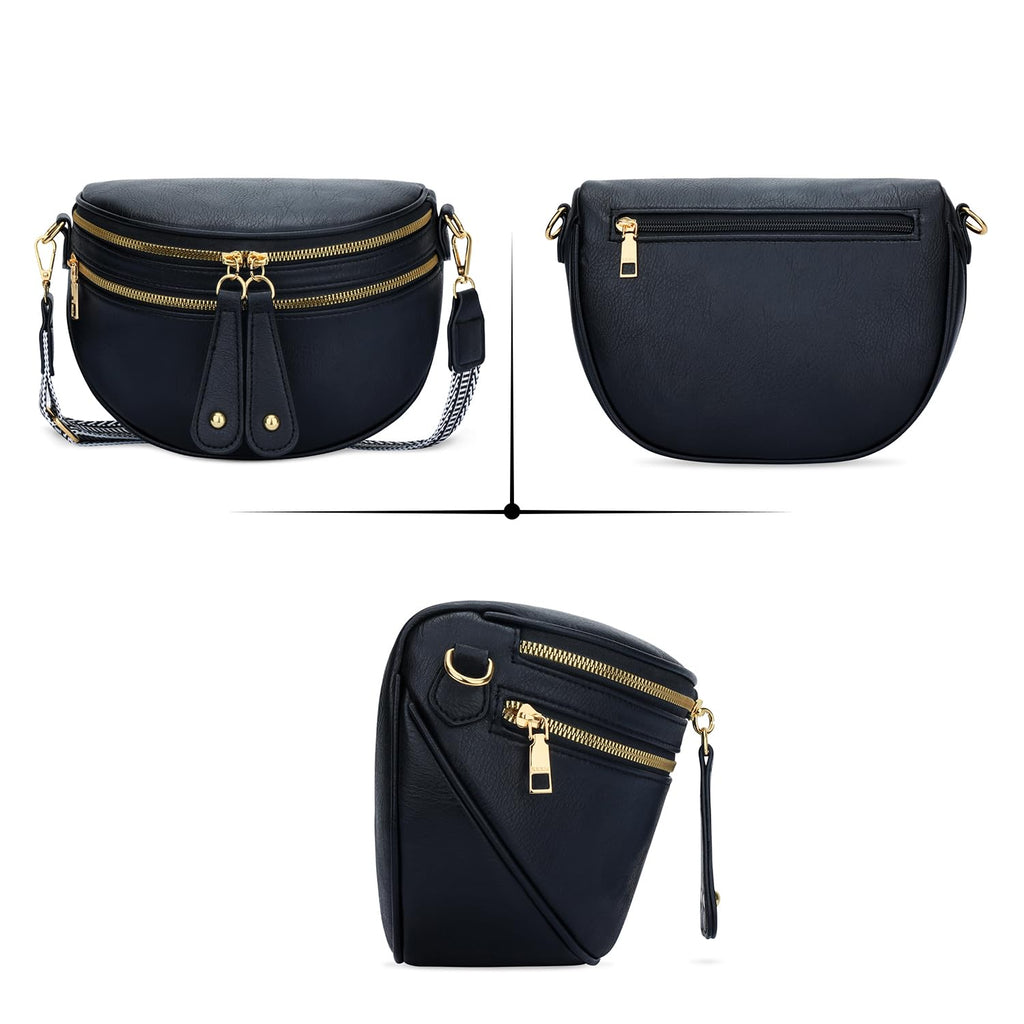 Crossbody Bags for Women Vegan Leather Travel Bum Bag