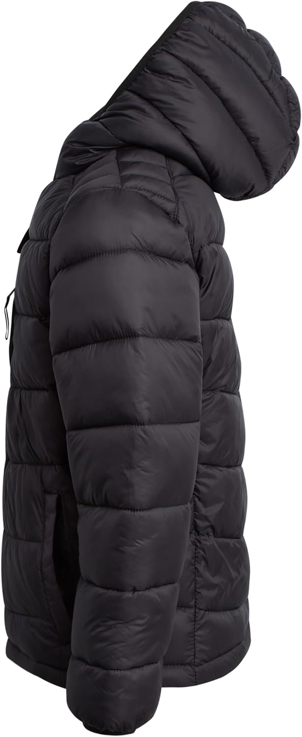 Boys Puffer Jacket - Packable Warm Insulated Hooded Boys Winter Coat with Pockets (Sizes 4-20)