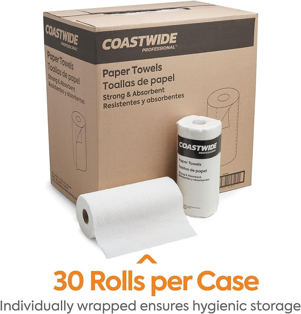 Professional Paper Towels, 2-Ply, 85 Sheets/Roll, 30 Rolls/Pack