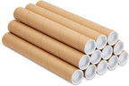 Mailing Tubes - Secure Poster Storage - Art & Blueprint Tube Organizer - Versatile Document Organizer - 1.5 x 12 in