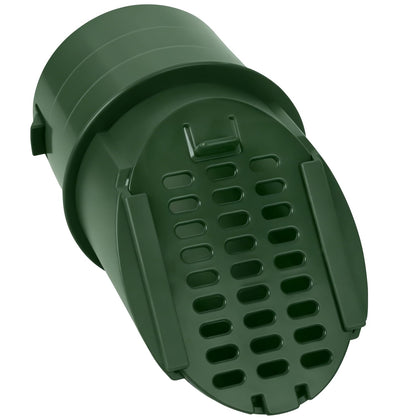 4 Inch Slope Drainage Grate Cover, Yard Drain Emitter Alternative to Pop-Up Drain, Fits 4" SCH 40 SDR 35 Corrugated