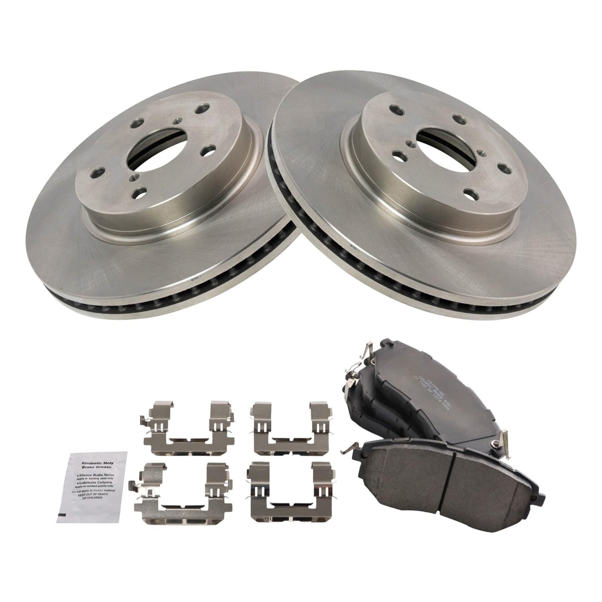 TRQ Brake Pad & Rotor Kit