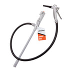 Deway Stick Fuel Pump, Trigger Nozzle, Hook Hang, 51in Rubber Hose, 4-AA