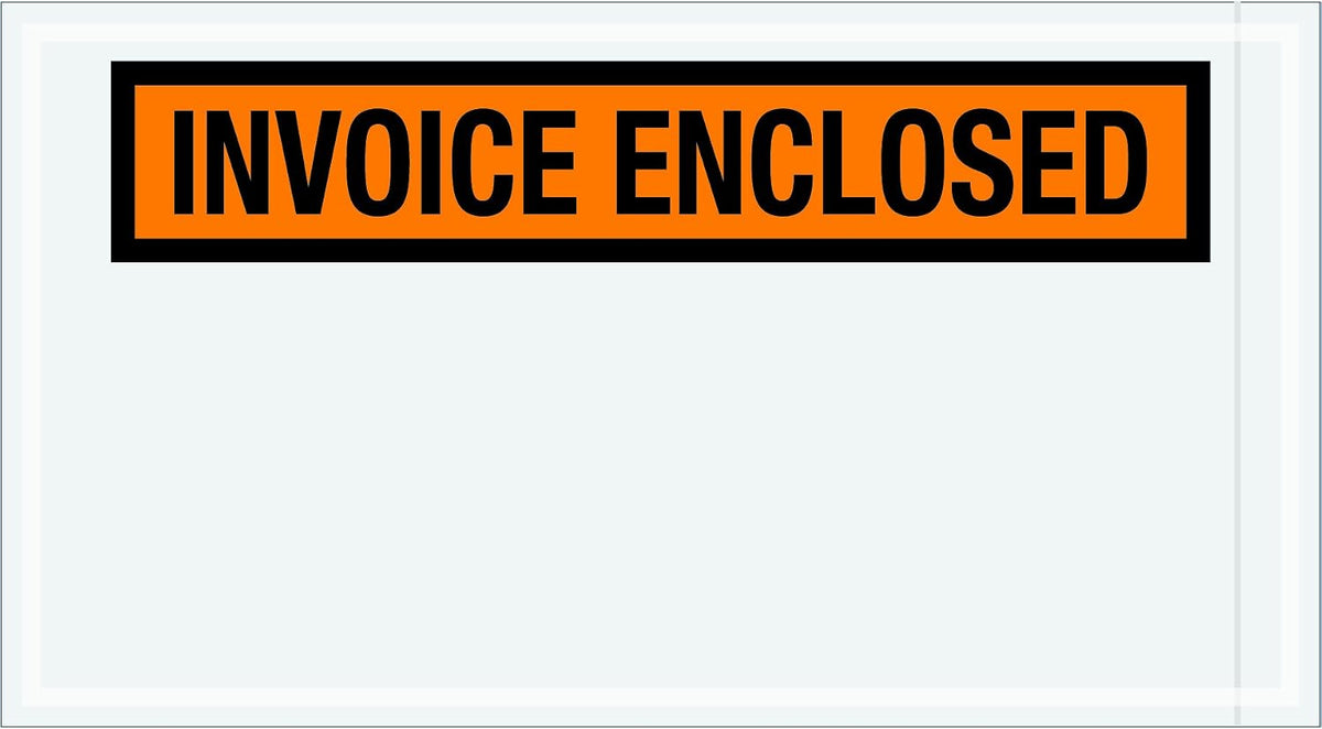 Side Loading Invoice Enclosed Envelopes, 5.5" x 10", 1000-Pack