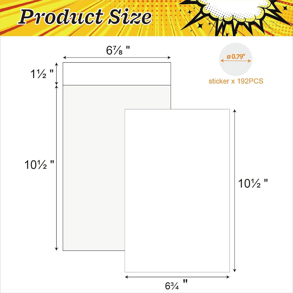 100ct Current Comic Bags and Boards - Reusable Modern Comic Sleeves | Protect Modern Comics from Scratches, Dust &