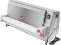 450W Electric Pizza Dough Roller Sheeter, Commercial Dough Press with Foot Switch for 3-18 Inch Pizzas, Electric