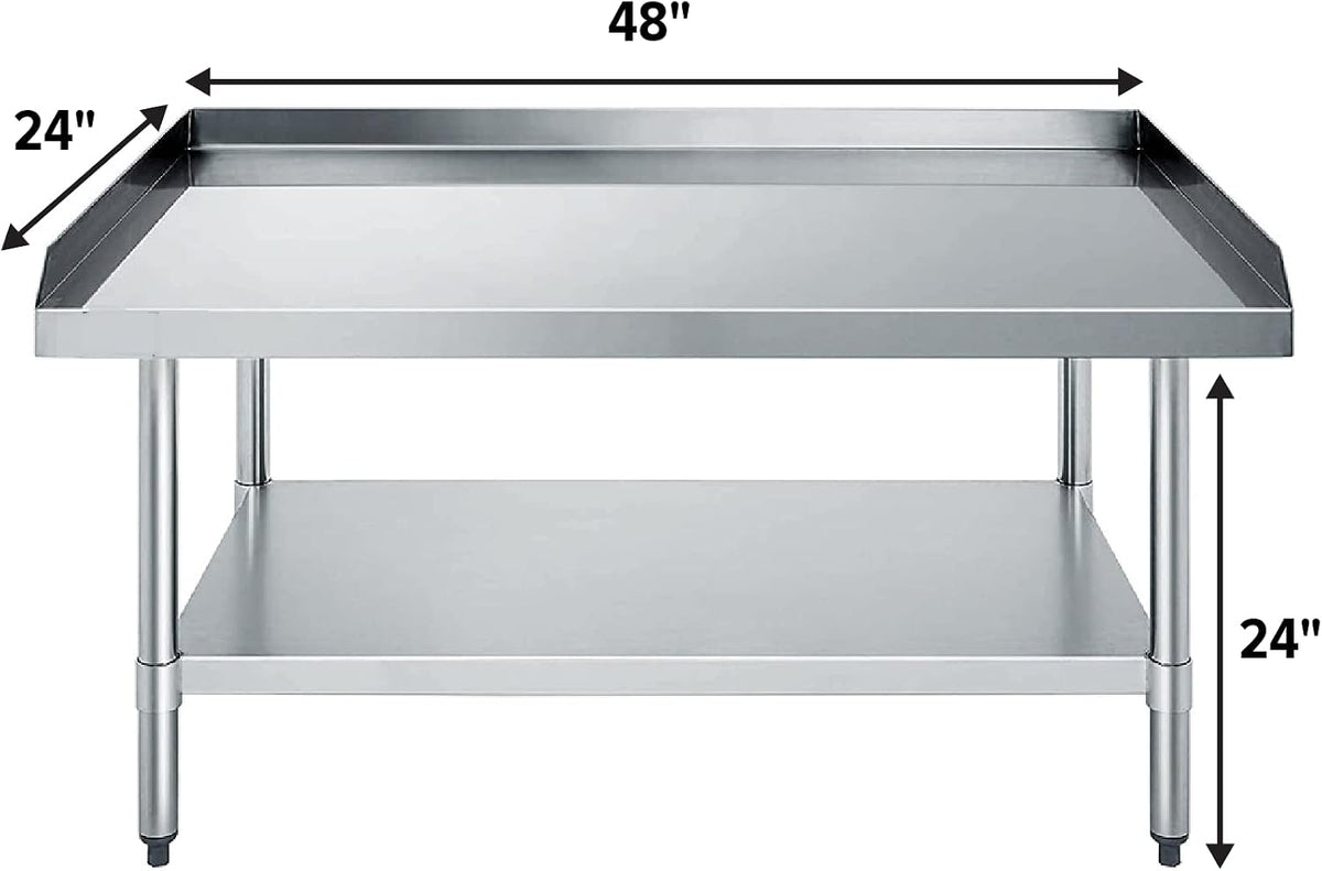 48" x 24" Stainless Steel Equipment Stand, 24" Tall