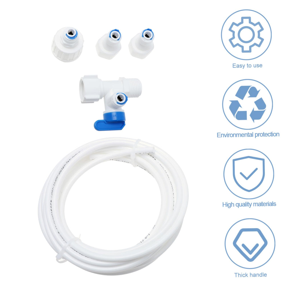 Ice Maker Water Line Connector Kit with PE Adapter