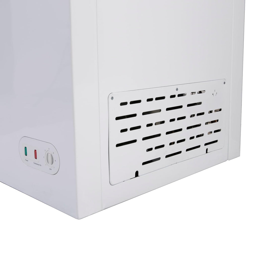 Select Series Compact Chest Freezer with Solid Top, 37.8"W, 7 cu. ft. Storage Capacity, Locking Lid, Garage Ready, in