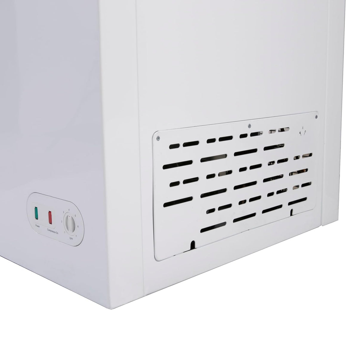 Select Series Compact Chest Freezer with Solid Top, 37.8"W, 7 cu. ft. Storage Capacity, Locking Lid, Garage Ready, in