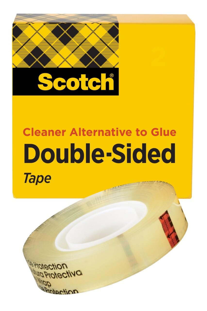 Double Sided Tape, Back to School Supplies, Essential for Scrapbooking, Card Making and Arts and Crafts Projects for