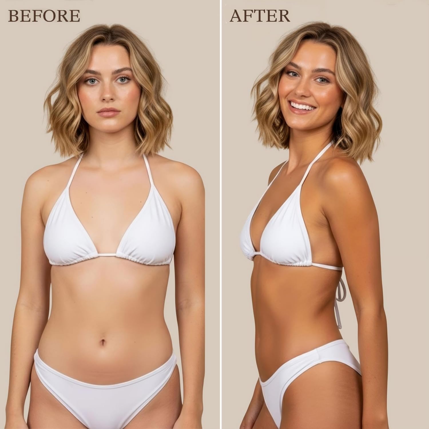 Self Tanner - USA Made with Natural & Organic Ingredients | Moisturizing Self Tanning Lotion with Aloe Vera & Coconut