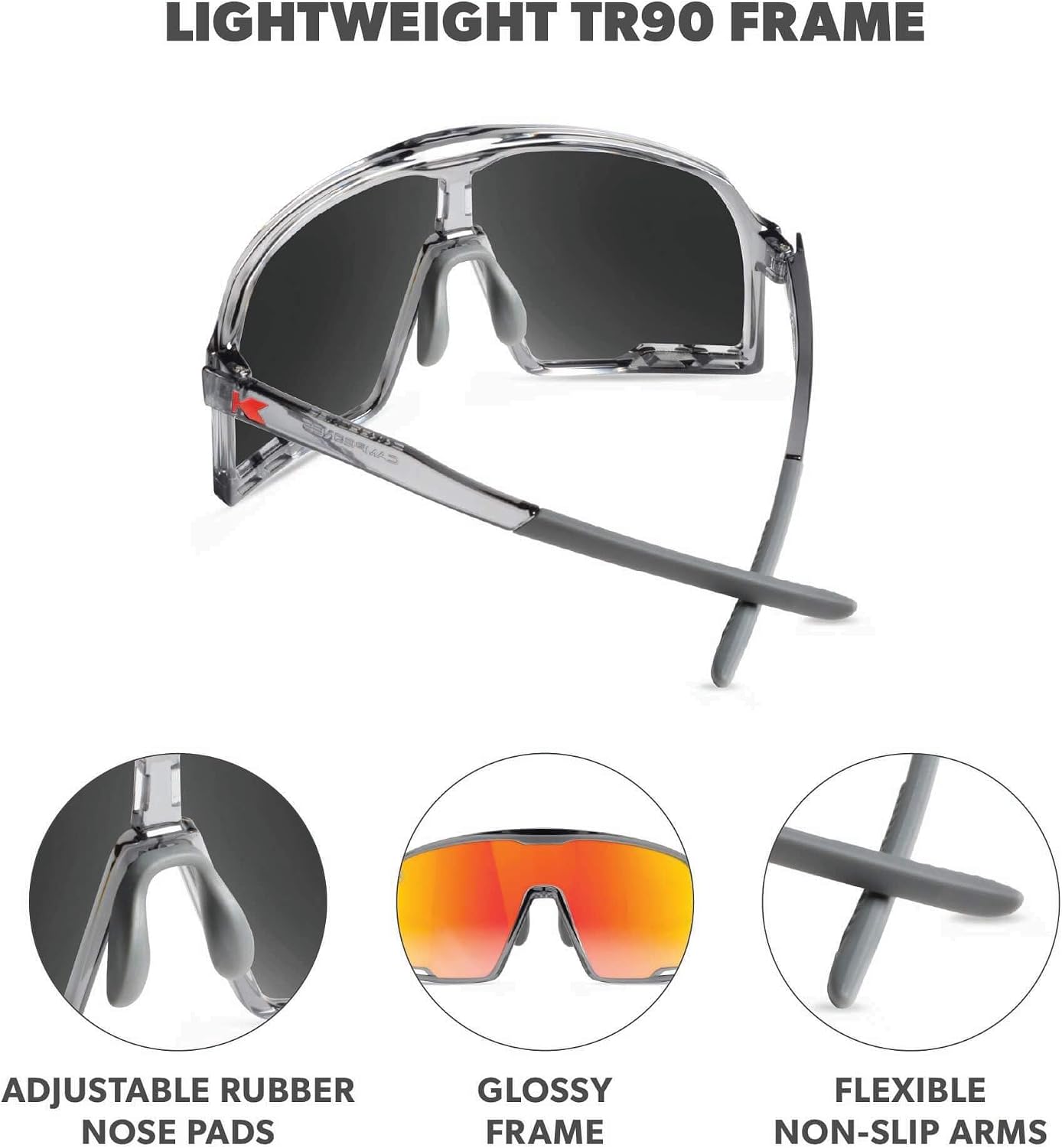Sport Sunglasses for Men and Women - UV400 Protection