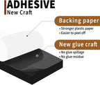Adhesive Foam Tape 1/2" x1/8", Total 50 Feet Long