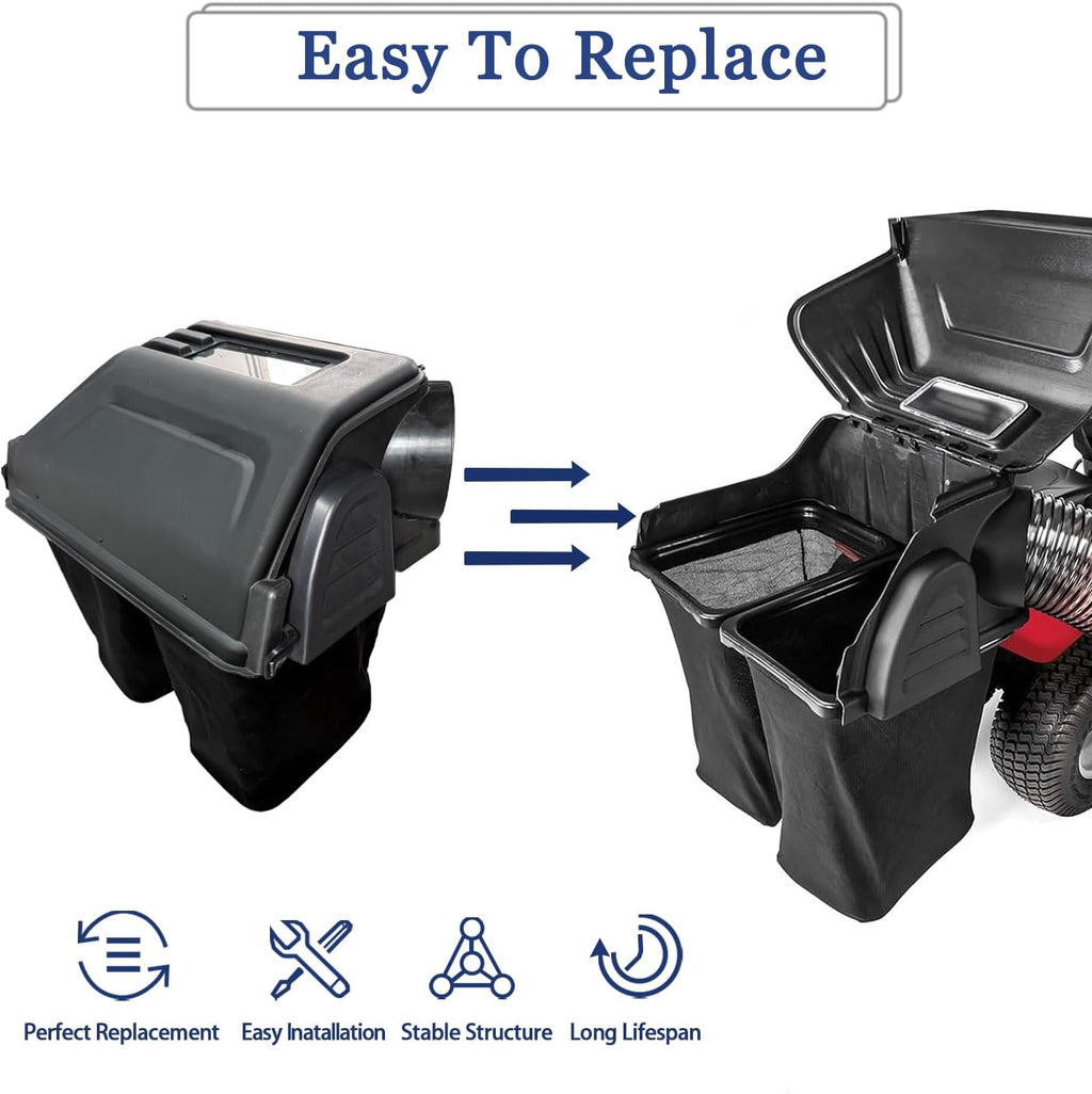 (Note:NO Bagger Brackets kit) Twin Bagger/Double Bagger kit Compatible with 42-46inch Zero-Turn Lawn Mowers 36 Inch
