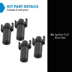 TRQ Spark Plug Coil Boot Kit Set of 4