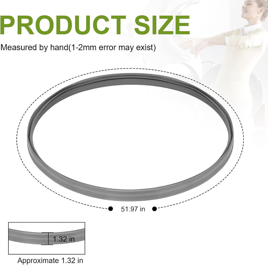 MDS47263101 Dryer Door Gasket Seal Compatible with LG/Kenmore Dryers, Replaces AP5071694, 1464250, 383EEL9001W, AH3535212, EA3535212, PS3535212 Clothes Dryer Door Seal Replacement Part for LG