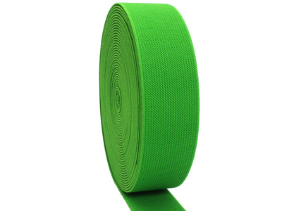 1 1/2'' Green Wide Knit Elastic Band 10Yds Sewing Stretch