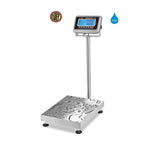 TBWS-100 Washdown Stainless Steel Bench Scale, Lb/Kg/Oz Switchable, 100lb Capacity, 0.02lb Readability, NTEP Legal