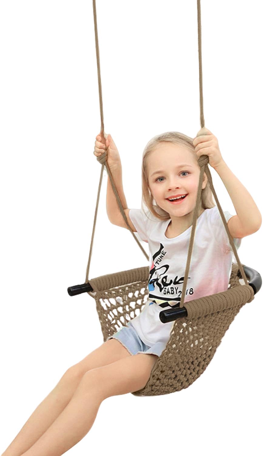 Toddler Swing, Swing Seat for Kids Heavy Duty Rope Play Secure Children Swings Set, Perfect for