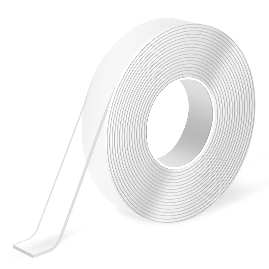Double-Sided Tape (10FT), Traceless, Removable, Reusable, Washable - Multipurpose Tape as Seen on TV