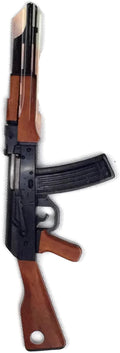 AK-47 Gun Kwikset KW1 House Key Blank