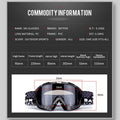OTG Ski Snow Goggles, UV Protection Anti Fog Snowboard Goggles for Men Women Youth
