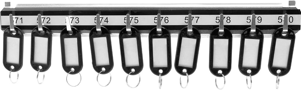 Labeled Key Shelves with 501-600 Numbered Hooks for Key Cabinets