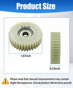 3Pcs 36T Nylon Planetary Gear 47.5x13.5mm