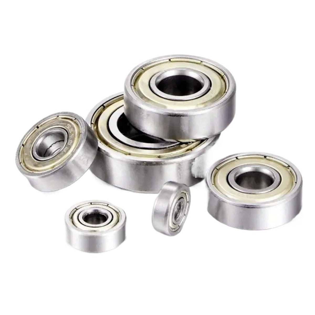 4Pcs 6802ZZ Deep Groove Ball Bearing