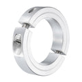 uxcell Double Split Clamp-On Shaft Collar 2" Bore, Aluminum Alloy