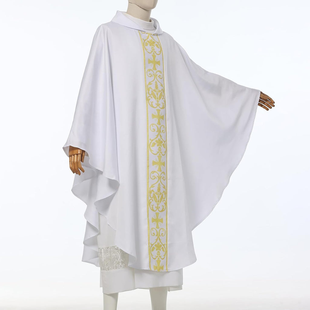 Catholic Priest Chasuble Church Ceremonial Mass Vestment Robe